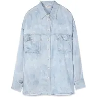 Oltre Chemisier bleu