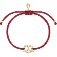 Glanzstücke Bracelet jaune d'or / rouge