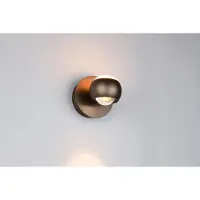 Trio Select Lampe murale LED Orbit Marron platine