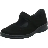 Semler Chaussure basse 'Schnürschuh Damen X2075-042-001 Echtleder in schwarz' noir