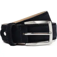 Suitable Ceinture Daim Marine
