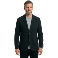Armani Exchange pour homme. XM002082AF22363UB101 Veste effet soie Lyocell marine (38), Casuel, Classique