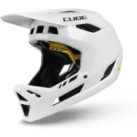 Cube Descender X Actionteam Downhill Helmet Blanc M