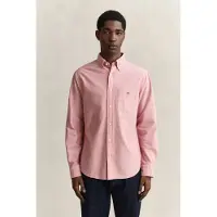 Gant pour homme. 3000200 Chemise Oxford classique Regular Fit rouge (XL), Casuel, Coton, Manche longue