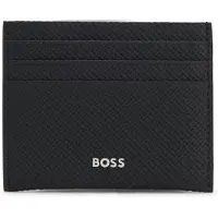 BOSS Porte-cartes en cuir recyclé à monogramme