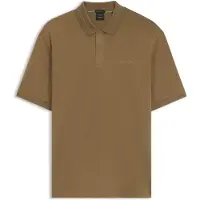 BOSS pour homme. 50569583 Polo de marque marron (M), Casuel, Coton, Manche courte