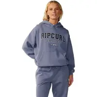 Rip Curl Varsity Sports Oversized Hoodie Bleu L Femme
