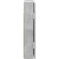 vidaXL Armoire pour jeu de fléchettes ALKMAAR, gris béton, 52,5 x 10,5 x 53,5 cm