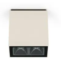 Lombardo Kura Top X2 Spot de Plafond Extérieur 28° | Sand | 2700 K IP65
