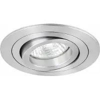 Lytra Rota Round Spot encastré rond Brushed Aluminium