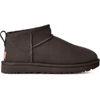 Ugg pour femme. 1116109 Bottes en fourrure Classic Ultra Mini chocolat (39), Cuir, Marron, Plat, Aucun, Casuel