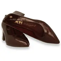 Xti pour femme. 14620502-BURDEOS Chaussures 146205 grenat (37), 5 à 8 cm, Aucun, Casuel, Classique, Vernis
