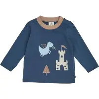 Müsli T-Shirt beige clair / bleu clair / bleu foncé / noisette