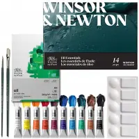 Winsor & Newton Winton oil cardboard set 10x12ml +accessories (12 ml)