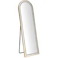 Mauro Ferretti Miroir de sol avec éclairage LED, dimensions 50x38x160 (dimensions en position ouverte)