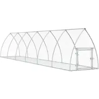 Super Merchant Cage à lapins Argentée 600x105x120 cm Acier galvanisé