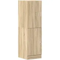 vidaXL Armoire de cuisine Chêne Sonoma 38x41,5x131,5 cm Matériau dérivé du bois