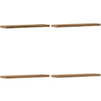 vidaXL Étagères murales 4 pcs chêne artisanal 40x20x1,5 cm