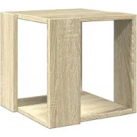 vidaXL Table basse en chêne Sonoma 32x32x30 cm Matériau dérivé du bois