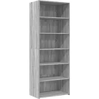 vidaXL Highboard Gris Sonoma 70x41x185 cm Bois composite