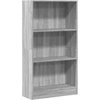 vidaXL Bibliothèque sonoma gris 60x24x109 cm bois d'ingénierie