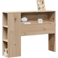 vidaXL Tête de lit avec espace de rangement 75 cm pin massif