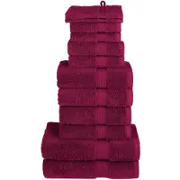 vidaXL Ensemble de serviettes de qualité supérieure SOLUND 12 pcs