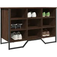 vidaXL Armoire à chaussures chêne marron 90x38x61,5 cm bois ingénierie