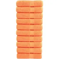 vidaXL Serviettes de bain de qualité supérieure SOLUND 10 pcs 600g/m²