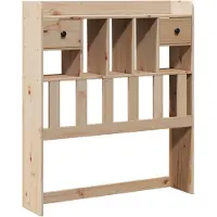 vidaXL Tête de lit avec espace de rangement 100 cm pin massif