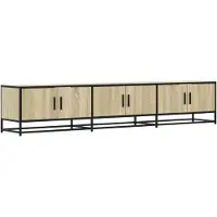 vidaXL Armoire TV Chêne Sonoma 210x35x41 cm Bois composite