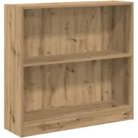 vidaXL Bibliothèque chêne artisanal 80x24x76 cm bois d'ingénierie