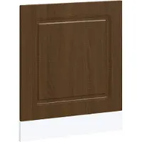 vidaXL Panneau de cache-lave-vaisselle Kalmar, aspect chêne brun, 60 x 1,5 x 57 cm