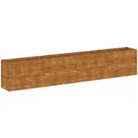 vidaXL Lit surélevé 385x50x69 cm acier corten