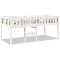 vidaXL Lit d'enfant sans matelas blanc 90x190 cm pin massif