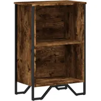 vidaXL Bibliothèque chêne fumé 50x31x74,5 cm bois d'ingénierie