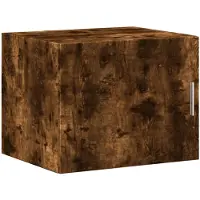 vidaXL Armoire murale chêne fumé 50x42,5x40 cm Bois composite