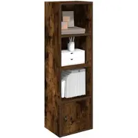vidaXL Bibliothèque chêne fumé 31x24x102 cm bois d'ingénierie