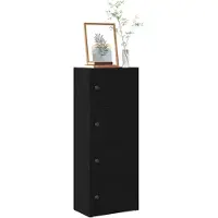 vidaXL Bibliothèque chêne noir 40x24x102 cm bois d'ingénierie