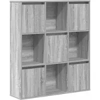 vidaXL Bibliothèque sonoma gris 89x24x101,5 cm bois d'ingénierie