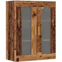 vidaXL Armoire suspendue imitation bois ancien 69,5x34x90 cm