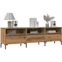 vidaXL Armoire TV Artisan-Chêne 150x30x44,5 cm Bois composite