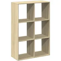 vidaXL Étagère séparatrice de pièce chêne sonoma 69,5x29x103,5 cm
