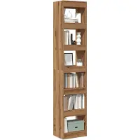 vidaXL Bibliothèque/Séparateur de pièce chêne artisanal 40x30x198 cm