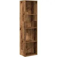 vidaXL Bibliothèque vieux bois 40x30x152 cm bois d'ingénierie
