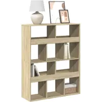 vidaXL Bibliothèque chêne sonoma 100x33x125,5 cm bois d'ingénierie