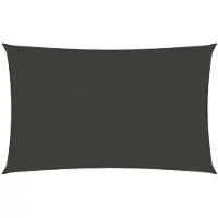 vidaXL Voile d'ombrage 160 g/m² Anthracite 2x4,5 m PEHD