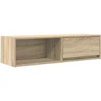 vidaXL Armoire TV Chêne Sonoma 100x31x25,5 cm Matériau dérivé du bois