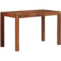 vidaXL Table de salle à manger 120x60x76 cm en bois massif d'acacia