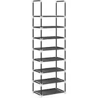 vidaXL Étagère à chaussures 8 niveaux 44x28x145 cm tissu non-tissé